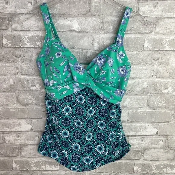 Lands' End Women's Tankini Set Top and Bottom NWOT - Picture 2 of 8